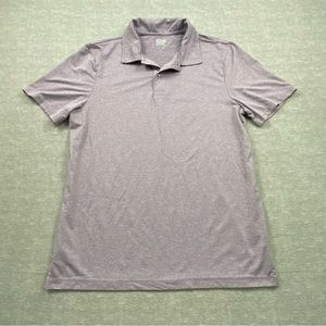 32 Degree Coll Mens Light Purple/White Short‎ Sleeve Tech Golf Polo Size L